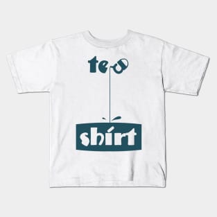 Tea Shirt darktosca ver Kids T-Shirt